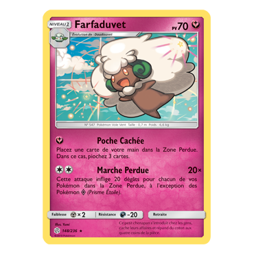 Découvrez Farfaduvet, carte Rare de la série Éclipse Cosmique