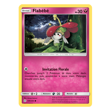 Découvrez Flabébé, carte Commune de la série Éclipse Cosmique