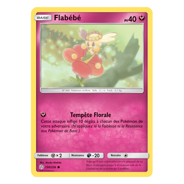 Carte Flabébé - Commune de Pokémon Éclipse Cosmique 150/236