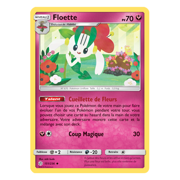 Découvrez Floette, carte Peu commune de la série Éclipse Cosmique