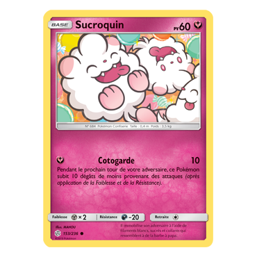 Découvrez Sucroquin, carte Commune de la série Éclipse Cosmique