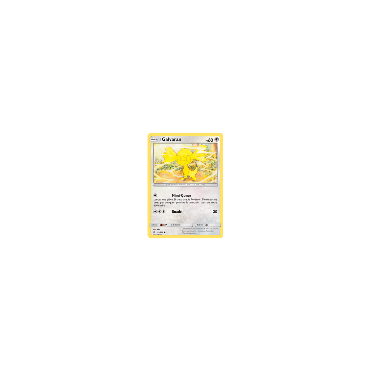 Carte Galvaran - Commune de Pokémon Éclipse Cosmique 179/236