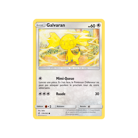 Carte Galvaran - Commune de Pokémon Éclipse Cosmique 179/236