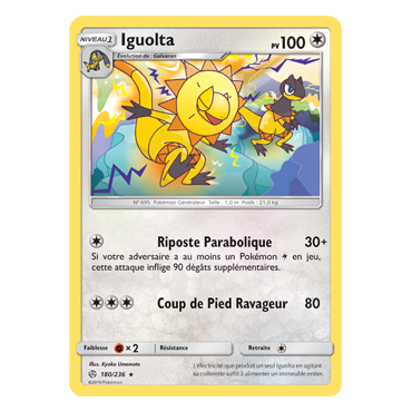 Découvrez Iguolta, carte Rare de la série Éclipse Cosmique