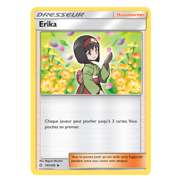 Erika 191/236 : Joyau Peu commune de l'extension Pokémon Éclipse Cosmique