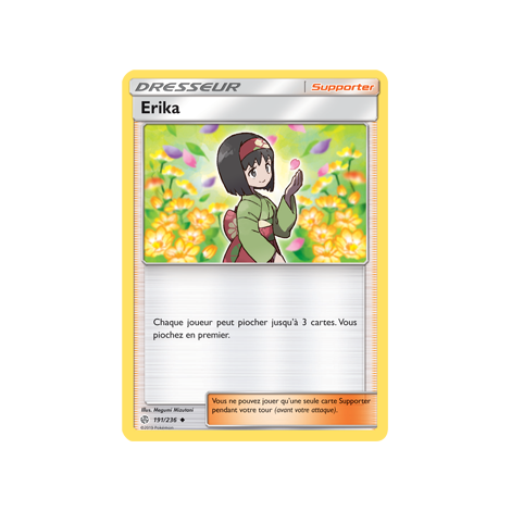 Erika 191/236 : Joyau Peu commune de l'extension Pokémon Éclipse Cosmique