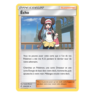 Carte Écho - Holographique rare de Pokémon Éclipse Cosmique 204/236