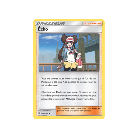 Carte Écho - Holographique rare de Pokémon Éclipse Cosmique 204/236