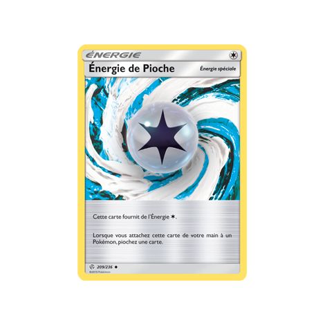 Carte Énergie de Pioche - Peu commune de Pokémon Éclipse Cosmique 209/236