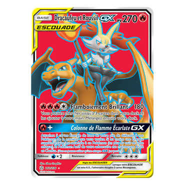 Découvrez Dracaufeu et Roussil, carte Ultra rare de la série Éclipse Cosmique