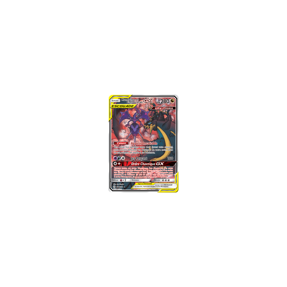 Mandrillon et Engloutyran 224/236 : Joyau Ultra rare de l'extension Pokémon Éclipse Cosmique