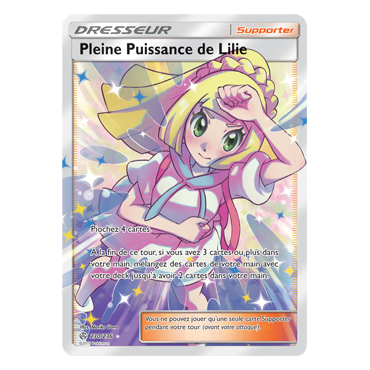 Pleine Puissance de Lilie 230/236 : Joyau Ultra rare de l'extension Pokémon Éclipse Cosmique