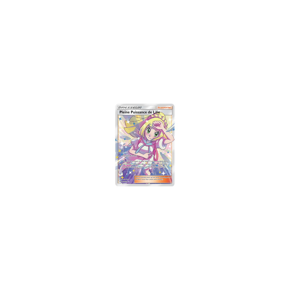 Pleine Puissance de Lilie 230/236 : Joyau Ultra rare de l'extension Pokémon Éclipse Cosmique