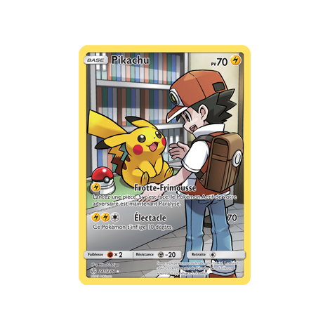 Découvrez Pikachu, carte Secrète rare de la série Éclipse Cosmique