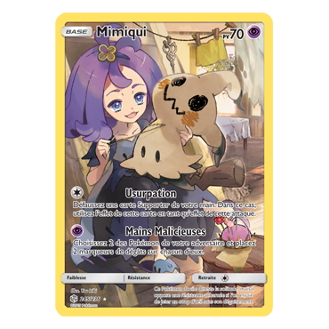 Mimiqui 245/236 : Joyau Secrète rare de l'extension Pokémon Éclipse Cosmique