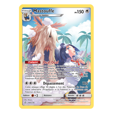 Mastouffe 248/236 : Joyau Secrète rare de l'extension Pokémon Éclipse Cosmique