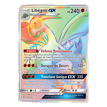 Découvrez Libégon, carte Arc-en-ciel rare de la série Éclipse Cosmique