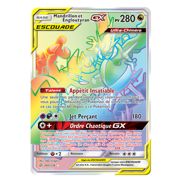 Découvrez Mandrillon et Engloutyran, carte Arc-en-ciel rare de la série Éclipse Cosmique