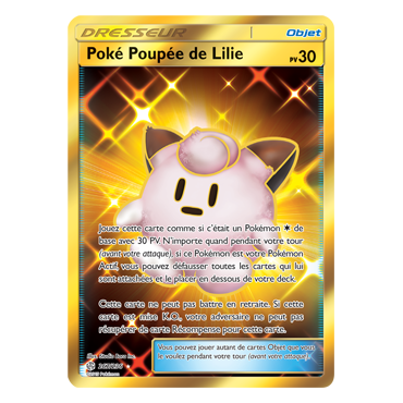 Carte Poké Poupée de Lilie - Holographique rare de Pokémon Éclipse Cosmique 267/236
