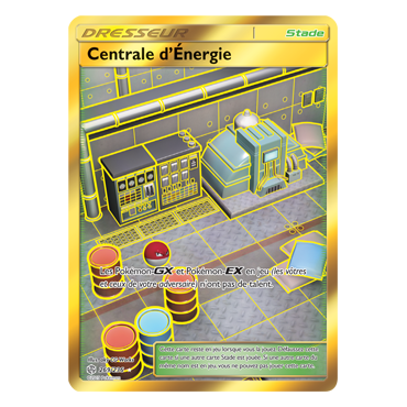 Découvrez Centrale d'Énergie, carte Holographique rare de la série Éclipse Cosmique