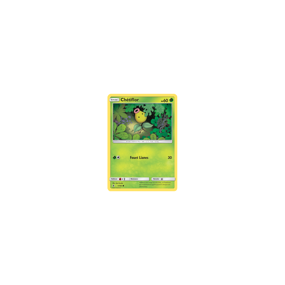 Carte Chétiflor - Commune de Pokémon Gardiens Ascendants 1/145