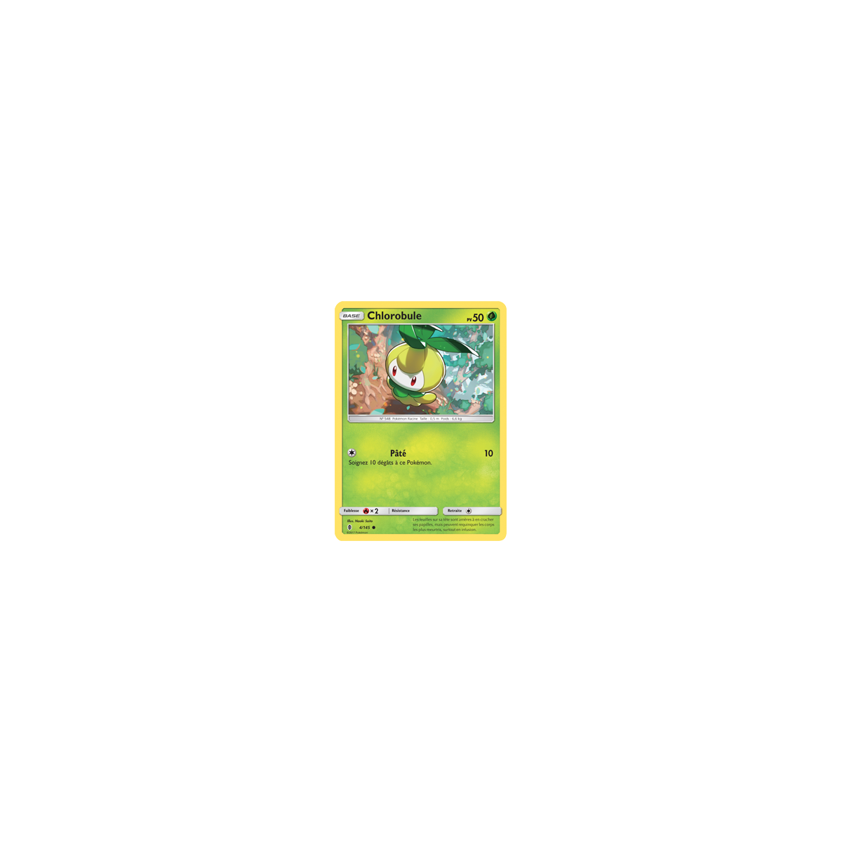 Chlorobule 4/145 : Joyau Commune de l'extension Pokémon Gardiens Ascendants