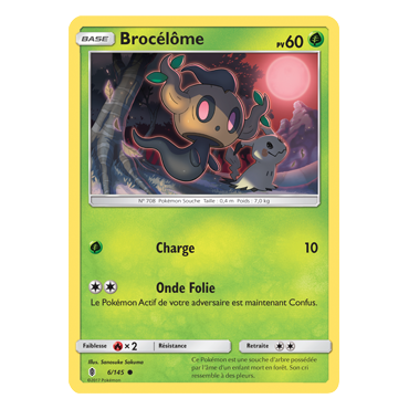 Brocélôme 6/145 : Joyau Commune de l'extension Pokémon Gardiens Ascendants