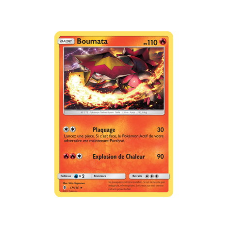 Carte Boumata - Rare de Pokémon Gardiens Ascendants 17/145