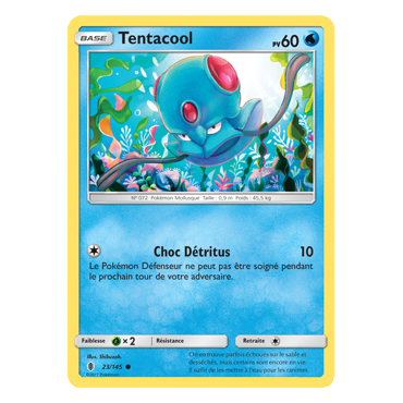 Tentacool 23/145 : Joyau Commune de l'extension Pokémon Gardiens Ascendants