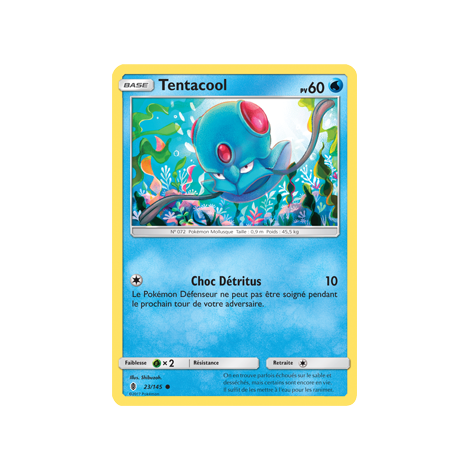 Tentacool 23/145 : Joyau Commune de l'extension Pokémon Gardiens Ascendants