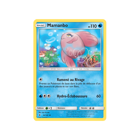 Mamanbo 36/145 : Joyau Peu commune de l'extension Pokémon Gardiens Ascendants