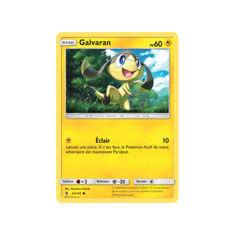 Carte Galvaran - Commune de Pokémon Gardiens Ascendants 43/145