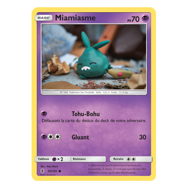 Carte Miamiasme - Commune de Pokémon Gardiens Ascendants 50/145