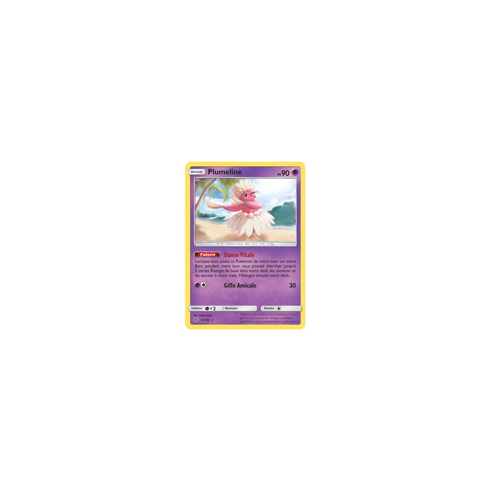 Carte Plumeline - Rare de Pokémon Gardiens Ascendants 55/145