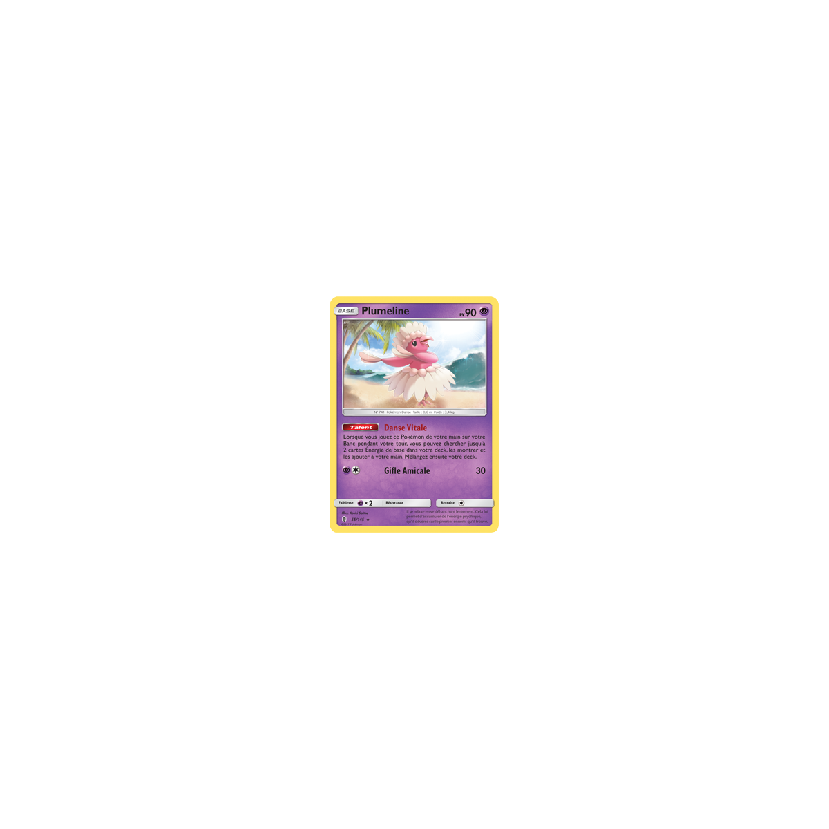 Carte Plumeline - Rare de Pokémon Gardiens Ascendants 55/145