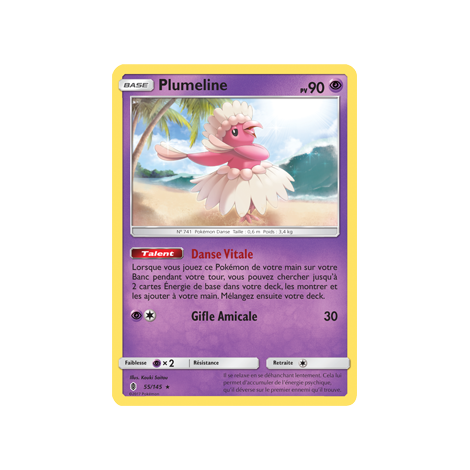 Carte Plumeline - Rare de Pokémon Gardiens Ascendants 55/145