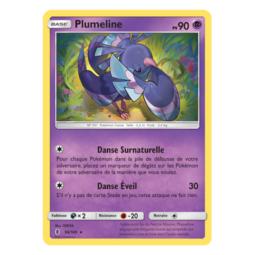 Découvrez Plumeline, carte Rare de la série Gardiens Ascendants