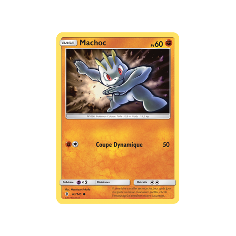 Carte Machoc - Commune de Pokémon Gardiens Ascendants 63/145