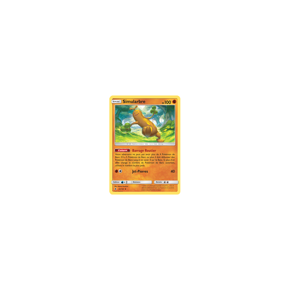 Carte Simularbre - Peu commune de Pokémon Gardiens Ascendants 66/145