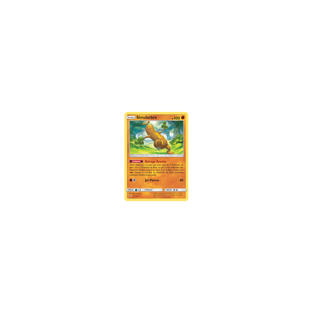 Carte Simularbre - Peu commune de Pokémon Gardiens Ascendants 66/145