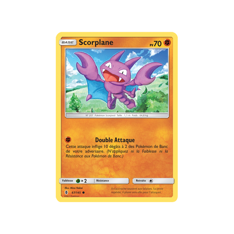 Scorplane 67/145 : Joyau Commune de l'extension Pokémon Gardiens Ascendants