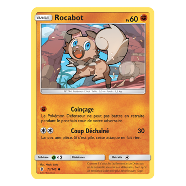 Rocabot 73/145 : Joyau Commune de l'extension Pokémon Gardiens Ascendants