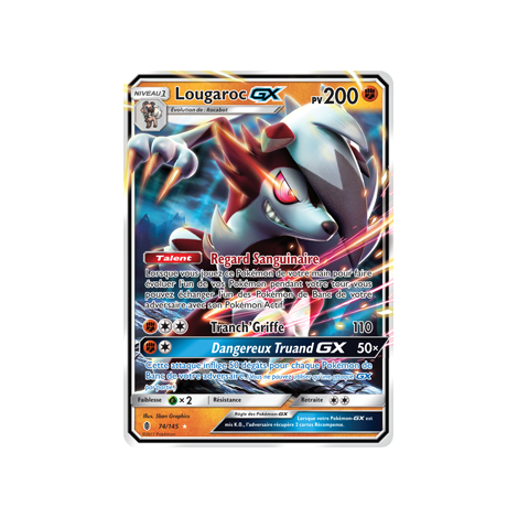 Découvrez Lougaroc, carte Holographique rare GX de la série Gardiens Ascendants