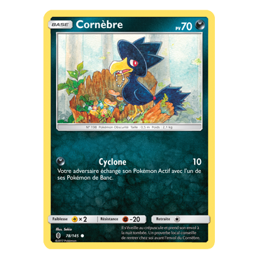 Cornèbre 78/145 : Joyau Commune de l'extension Pokémon Gardiens Ascendants