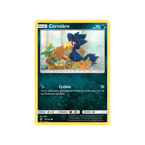 Cornèbre 78/145 : Joyau Commune de l'extension Pokémon Gardiens Ascendants