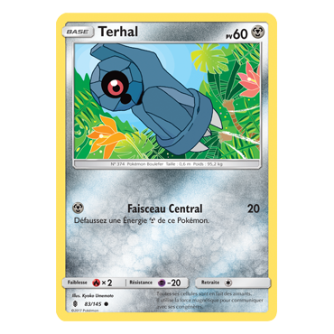 Carte Terhal - Commune de Pokémon Gardiens Ascendants 83/145
