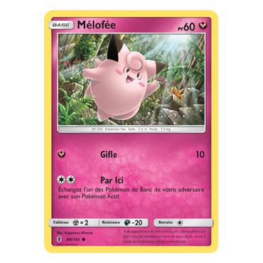 Carte Mélofée - Commune de Pokémon Gardiens Ascendants 88/145
