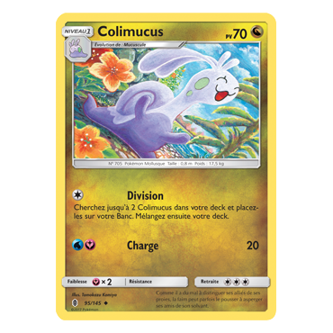 Colimucus 95/145 : Joyau Peu commune de l'extension Pokémon Gardiens Ascendants