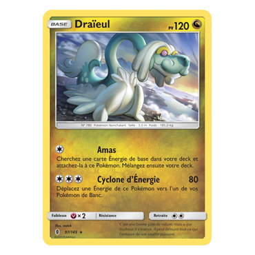 Draïeul 97/145 : Joyau Holographique rare de l'extension Pokémon Gardiens Ascendants