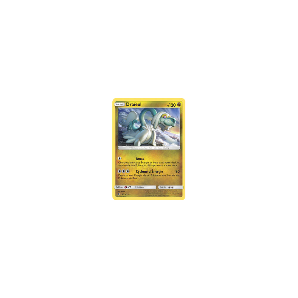 Draïeul 97/145 : Joyau Holographique rare de l'extension Pokémon Gardiens Ascendants